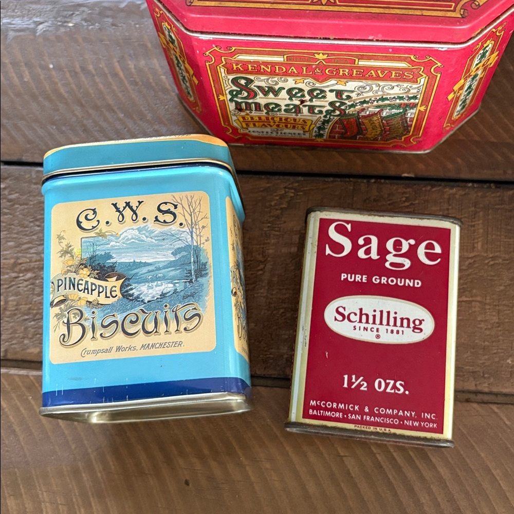 Tin Container Collection - Picture 2 of 8
